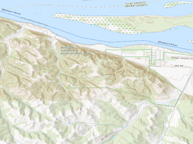 USGS topographic map of Wiseman WMA