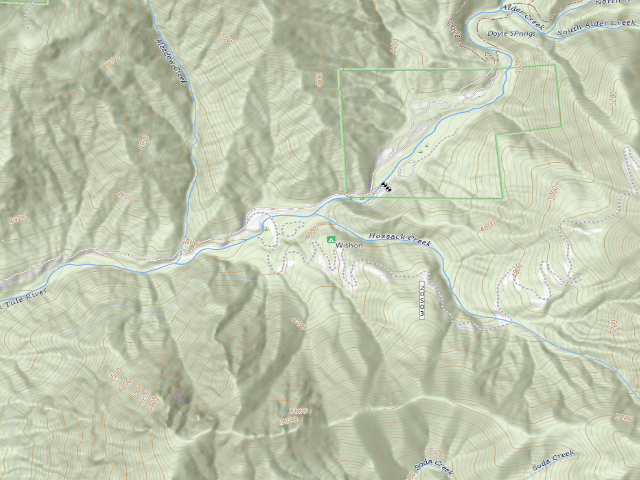 USGS topographic map of Wishon