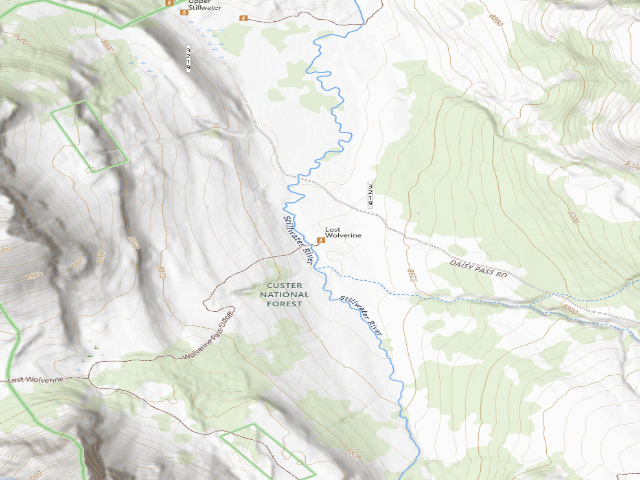 USGS topographic map of Wolerine-002