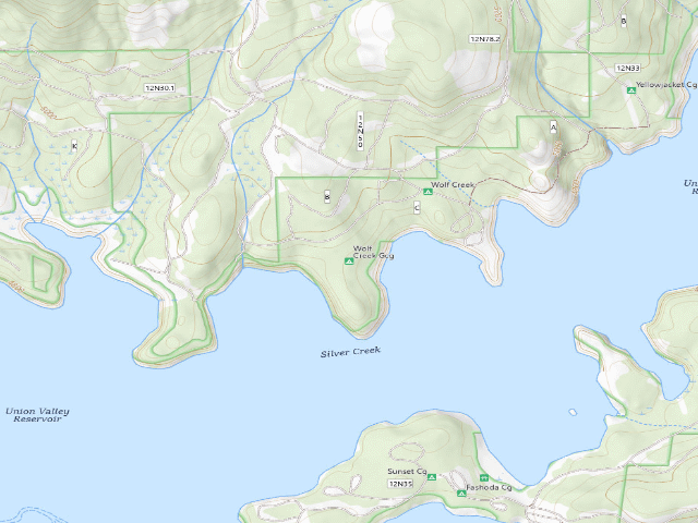 USGS topographic map of Wolf Creek Group
