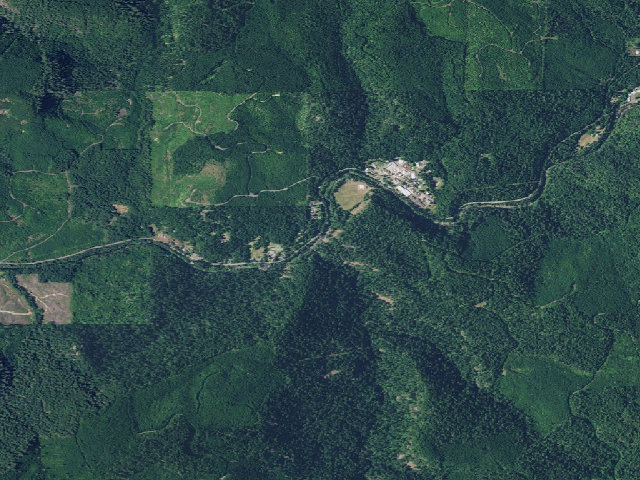 Aerial image of Wolf Creek Recreation Area