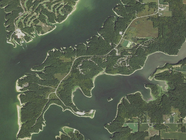 Aerial image of Wolf Creek State Park - Walk-in Tent Camping