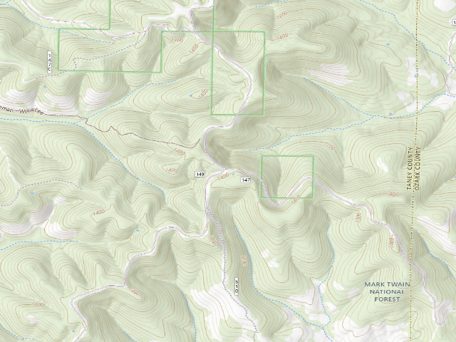 USGS topographic map of Wolf Junction