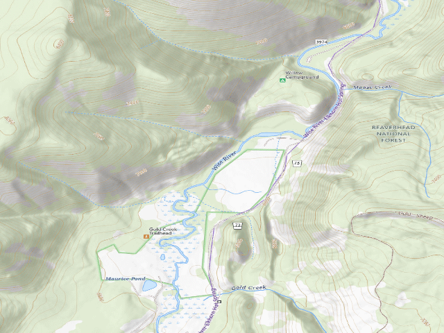 USGS topographic map of Wolf Tree