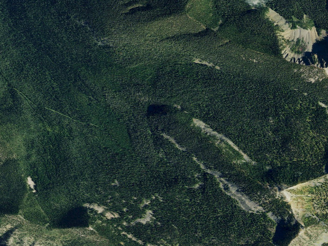Aerial image of Wolverine Lakes Dispersed Site 8