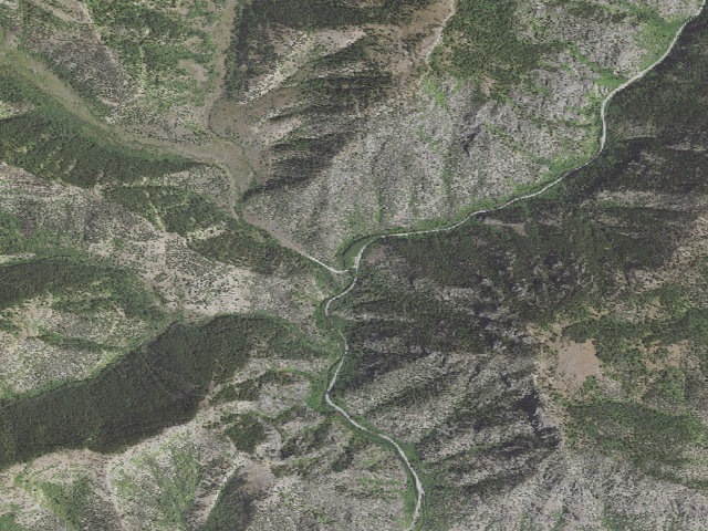 Aerial image of Wood Camp Campground