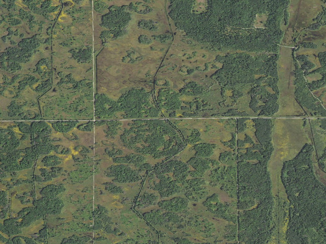 Aerial image of Wood County Wildlife Area – Designated Primitive Camp Site #1