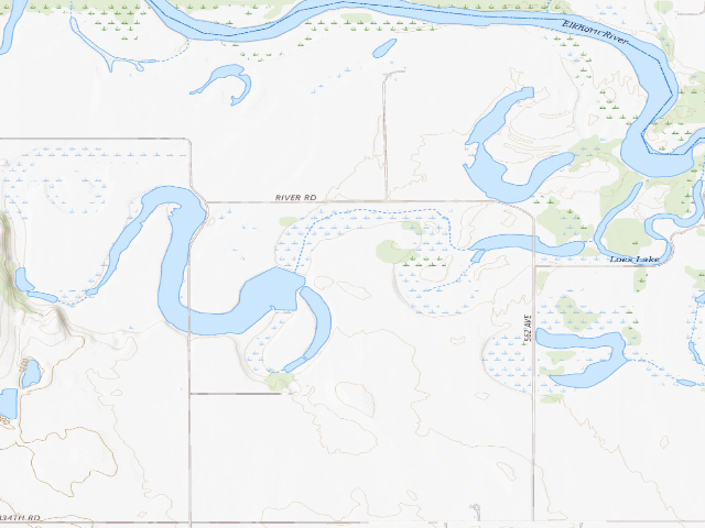 USGS topographic map of Wood Duck WMA
