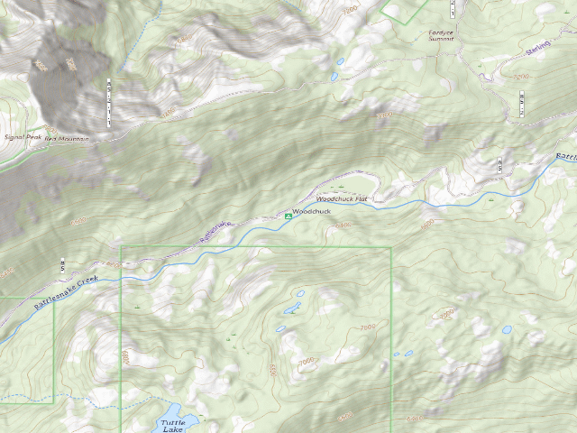 USGS topographic map of Woodchuck