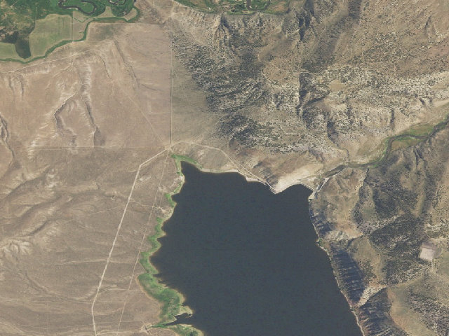 Aerial image of Woodruff Narrows PAA Campground