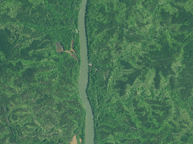 Aerial image of Woods Ferry Campground