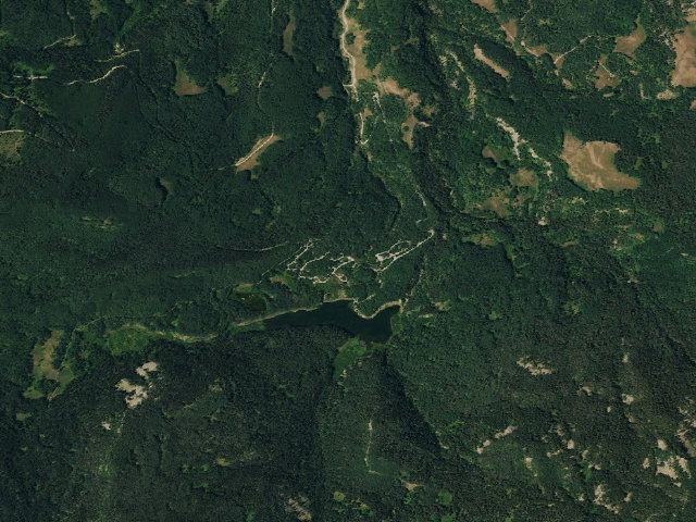 Aerial image of Woods Lake Campground