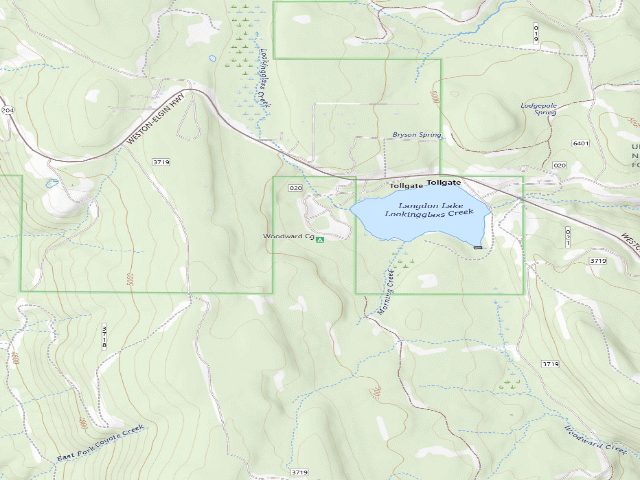 USGS topographic map of Woodward