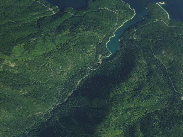 Aerial image of Wounded Buck Dispersed West