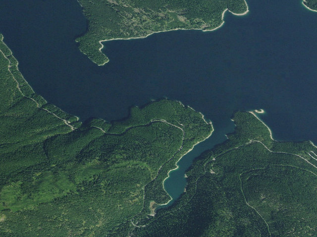 Aerial image of Wounded Buck Pullout Middle