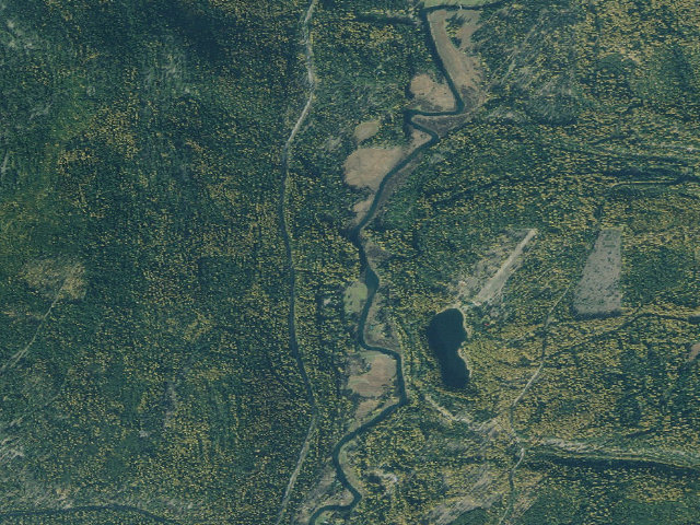 Aerial image of Yaak Ford