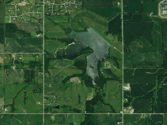 Aerial image of Yankee Hill WMA