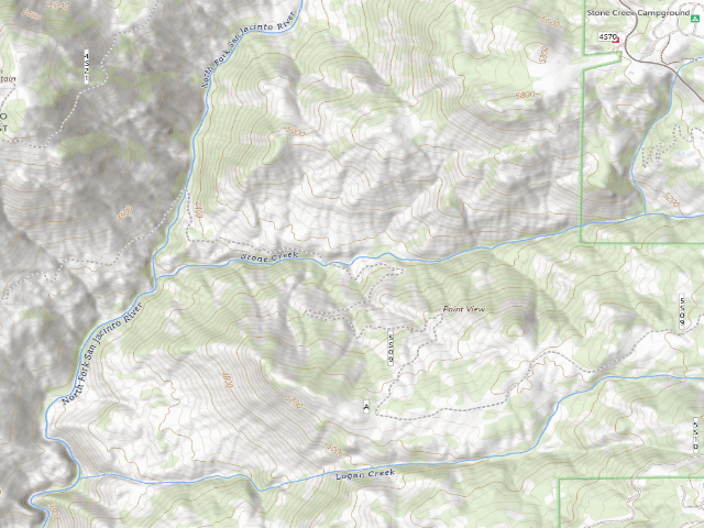 USGS topographic map of Yellow Post 2