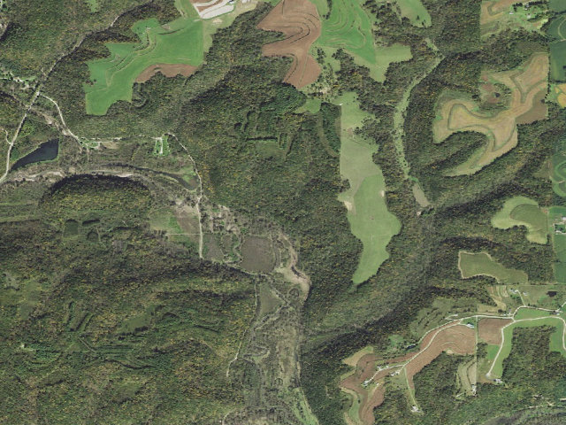 Aerial image of Yellow River State Forest - Heffern's Hill Camp