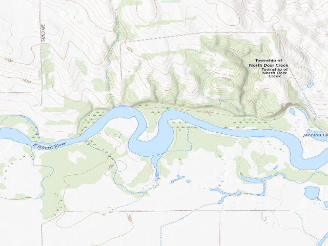USGS topographic map of Yellowbanks WMA