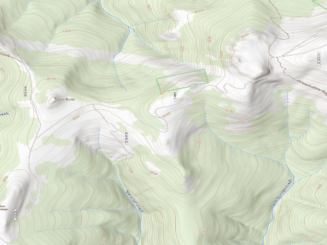 USGS topographic map of Yogo Peak-251-03