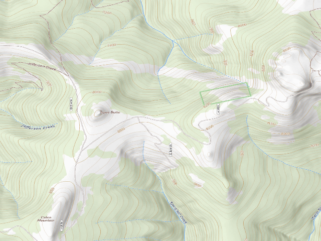 USGS topographic map of Yogo Peak-251-08