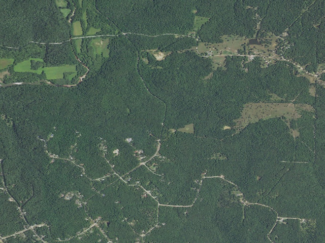 Aerial image of Yokum School Conservation Area