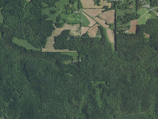 Aerial image of Youngs Creek Campground