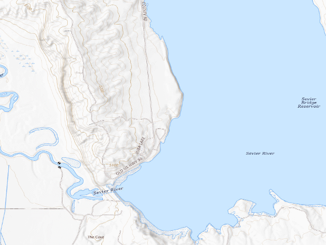 USGS topographic map of Yuba Lake Recreation Area