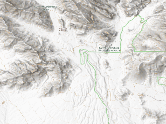 USGS topographic map of Yuma County