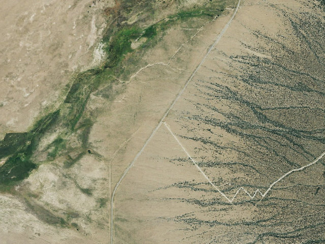 Aerial image of Zapata Falls Srma