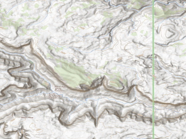 USGS topographic map of Zedds Meadow Cua Dispered