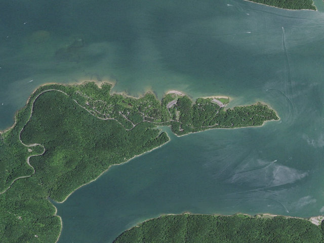 Aerial image of Zilpo Recreation Area