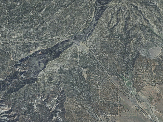 Aerial image of Zion Scenic Byway Dispersed Camping