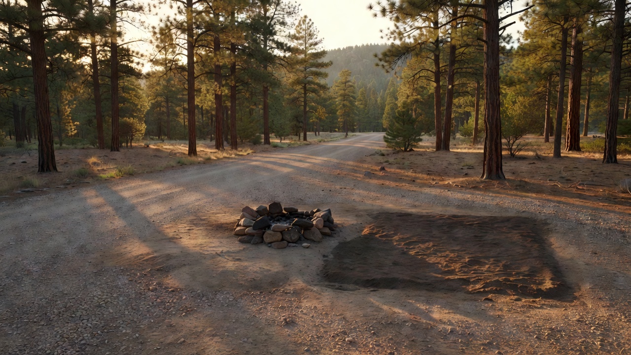 An imagined scene representing Designated Dispersed Site