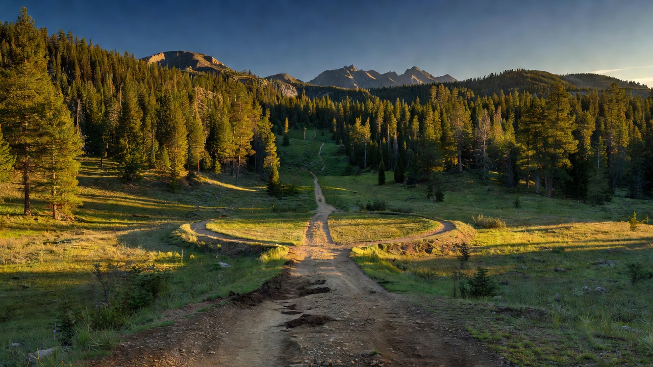An imagined scene representing Wilderness area