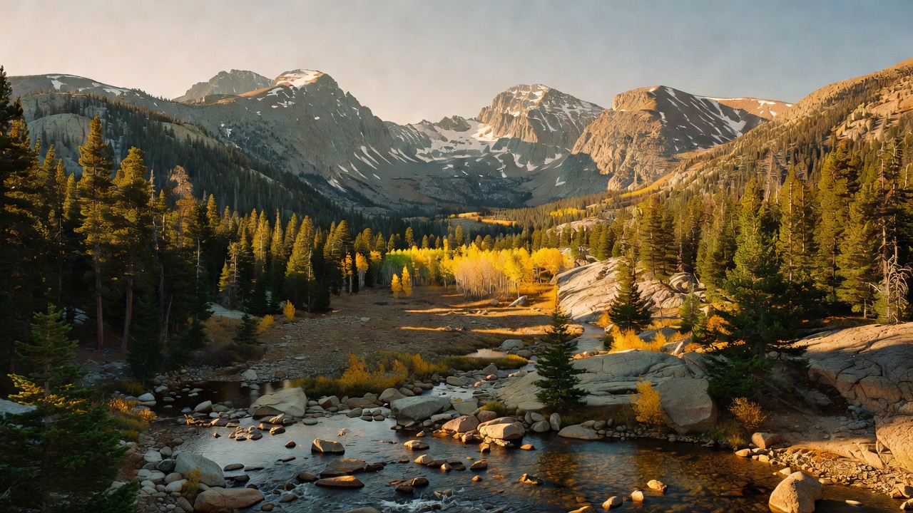 An imagined scene of Arapaho and Roosevelt National Forests