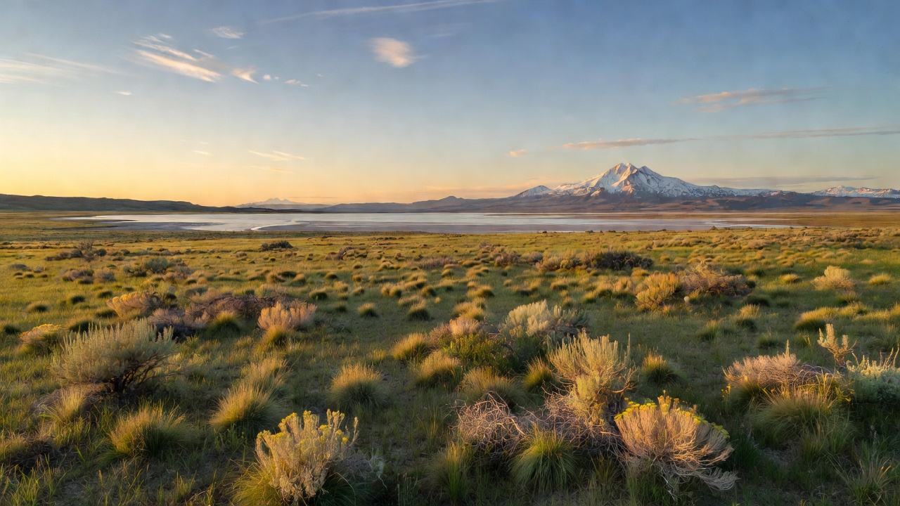 An imagined scene of Butte Valley National Grassland
