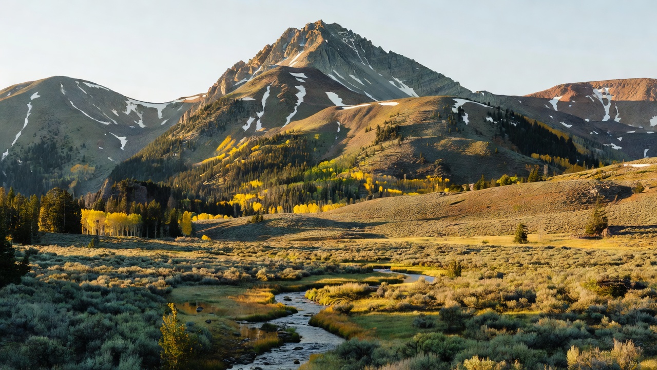 An imagined scene of Carson National Forest