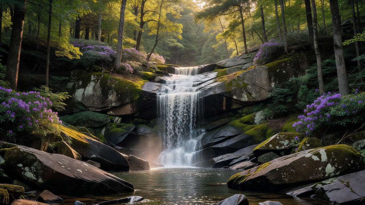 An imagined scene of Chattahoochee-Oconee National Forests