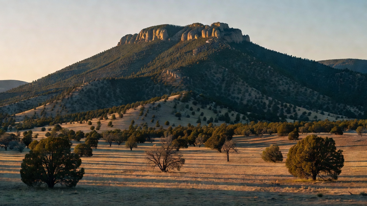 An imagined scene of Cibola National Forest