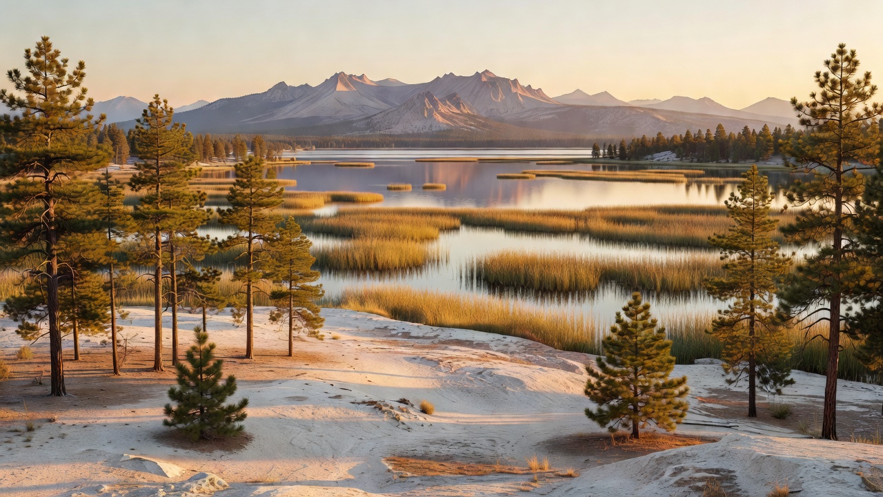 An imagined scene of Fremont-Winema National Forest