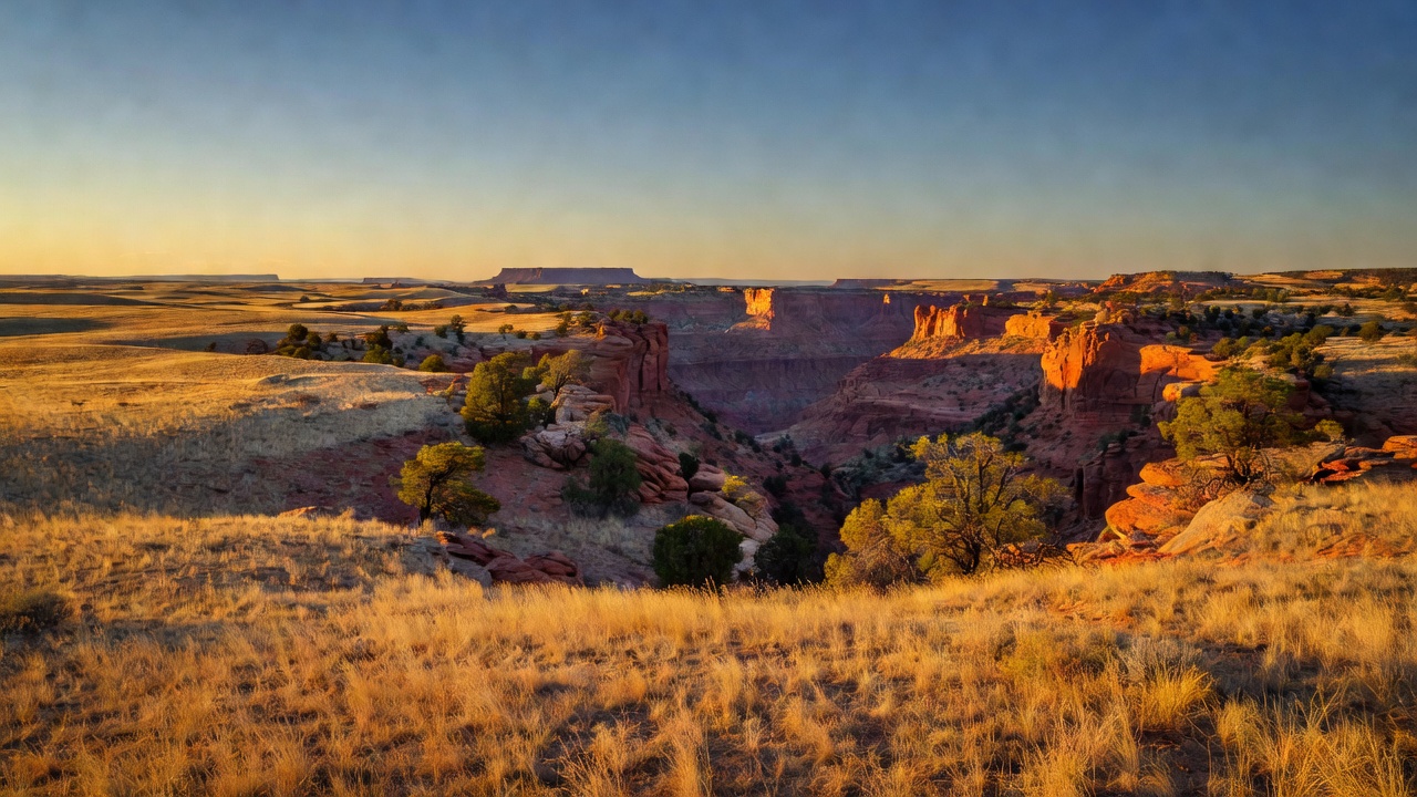 An imagined scene of Kiowa National Grassland