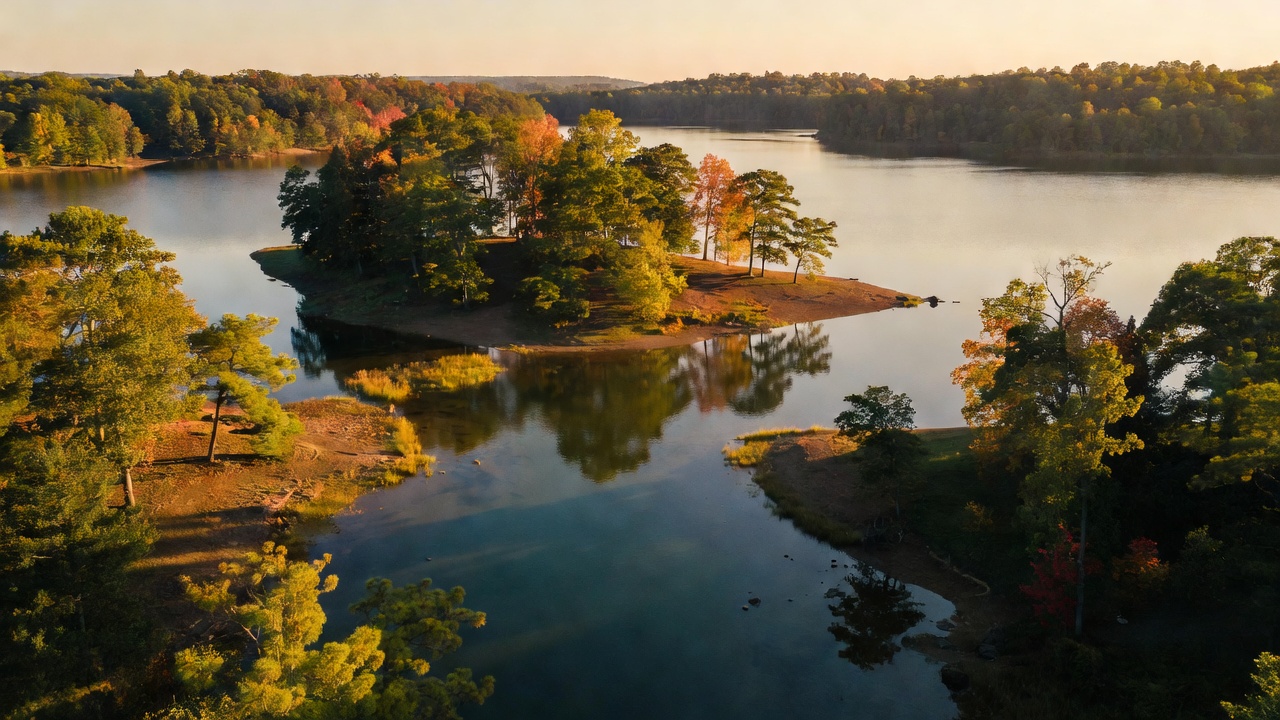 An imagined scene of Land Between the Lakes National Recreation Area