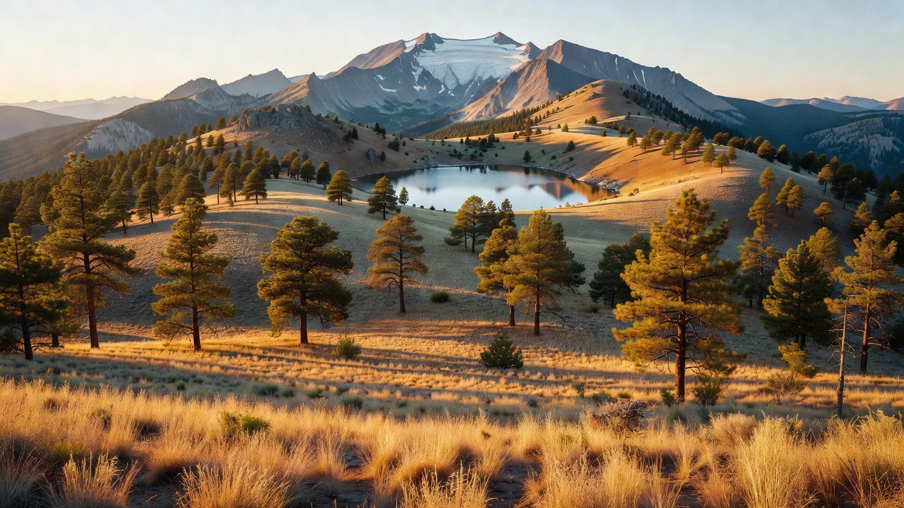 An imagined scene of Malheur National Forest