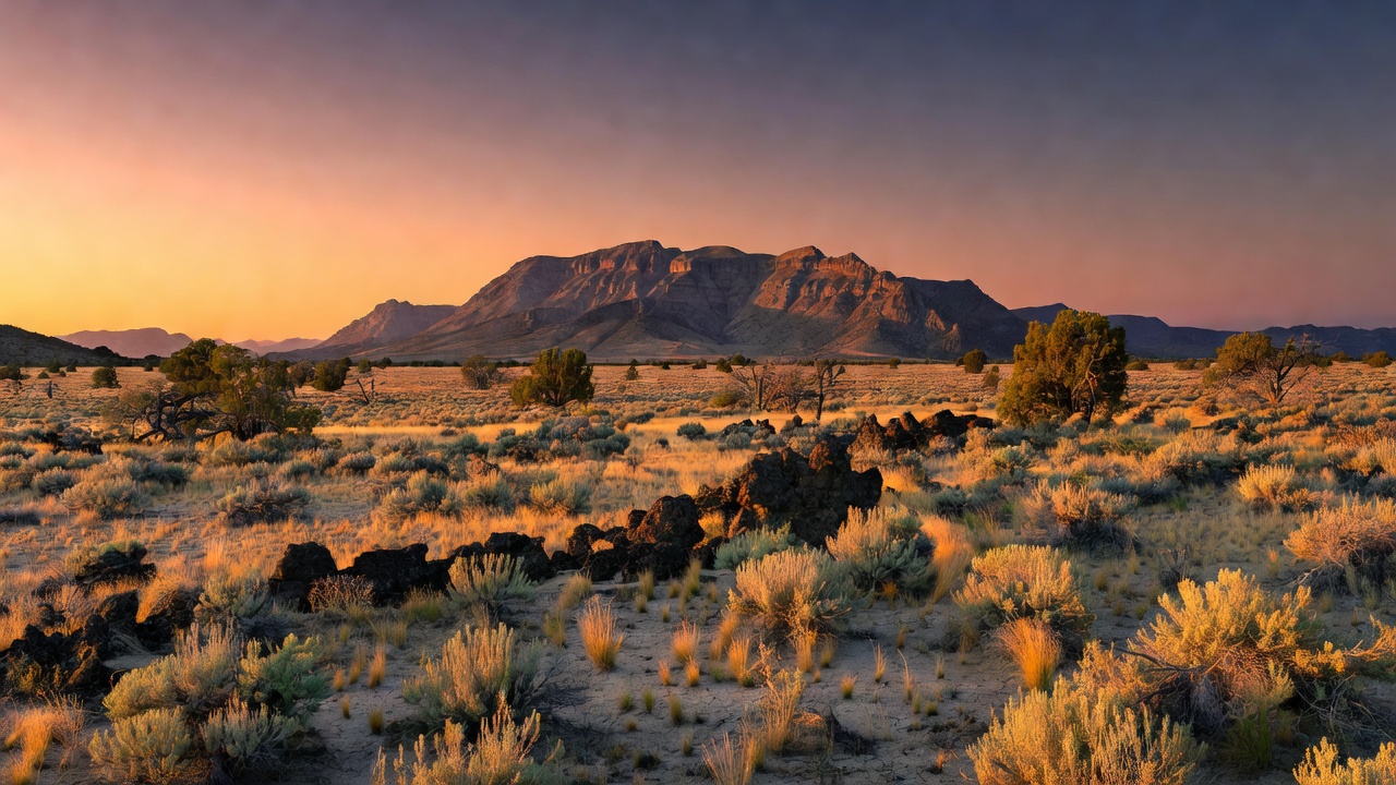 An imagined scene of Modoc National Forest
