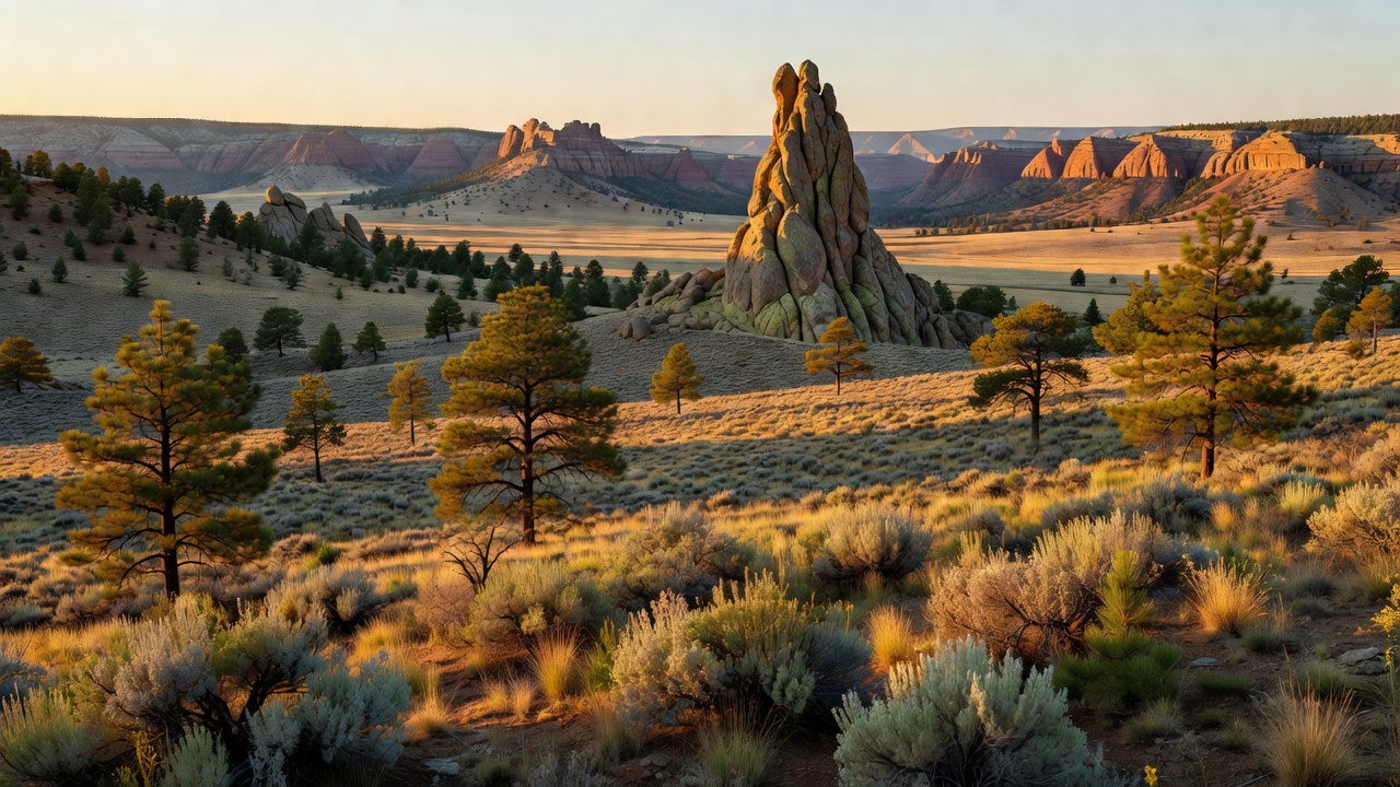 An imagined scene of Ochoco National Forest