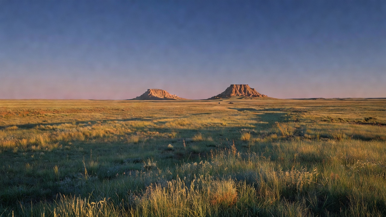 An imagined scene of Pawnee National Grassland