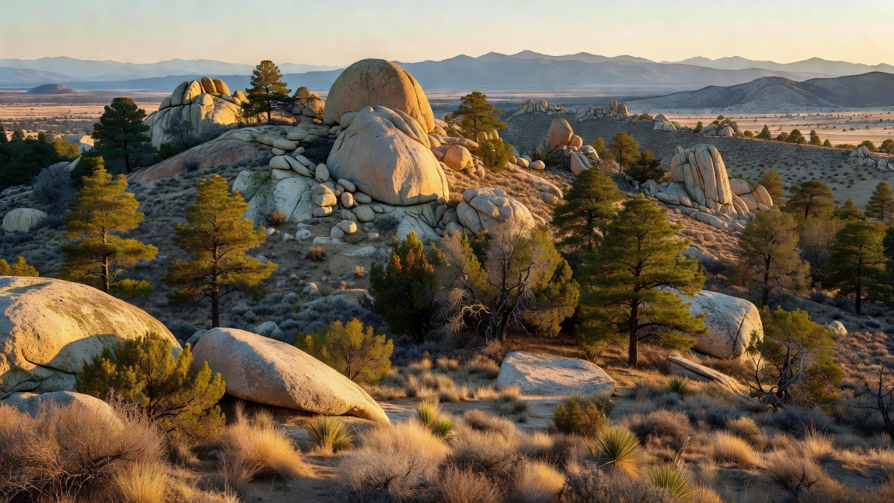 An imagined scene of Prescott National Forest