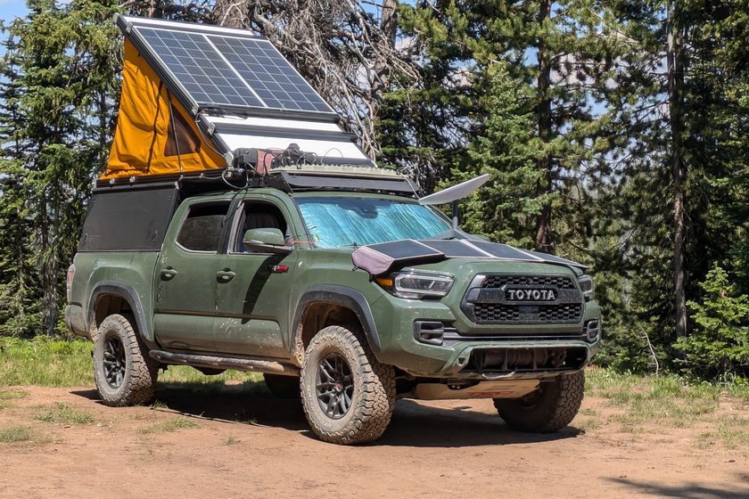 Dave's rig at Dumont Lake, CO.